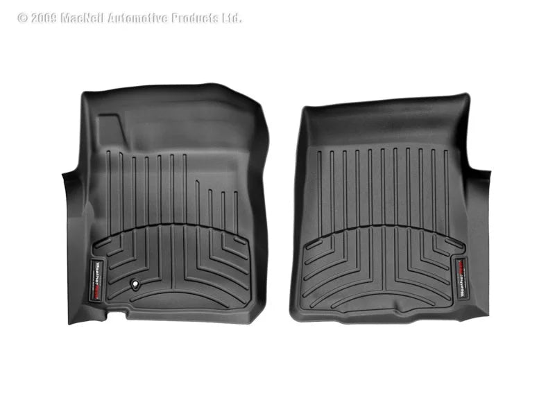 WeatherTech 97-02 Ford F150 Super Cab Front FloorLiner - Black - Main Product View