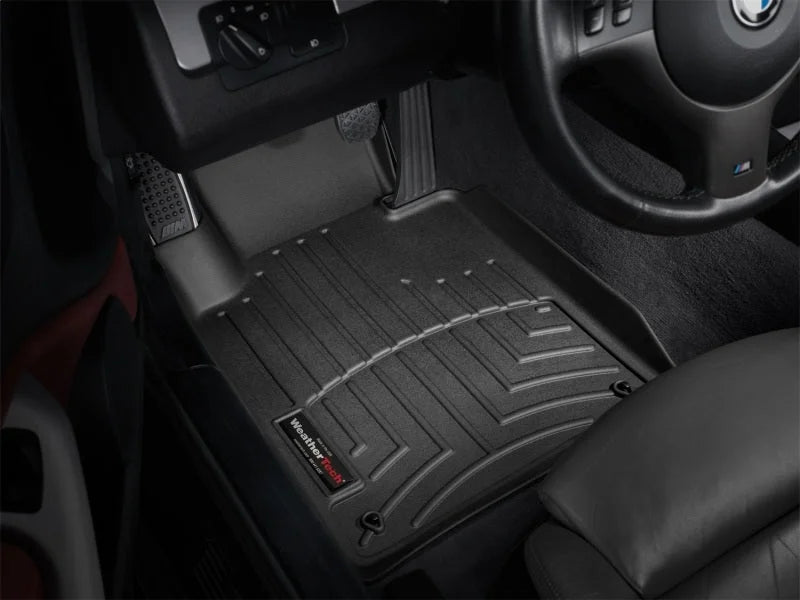 WeatherTech 98-00 BMW 323i Front FloorLiner - Black - Installation View