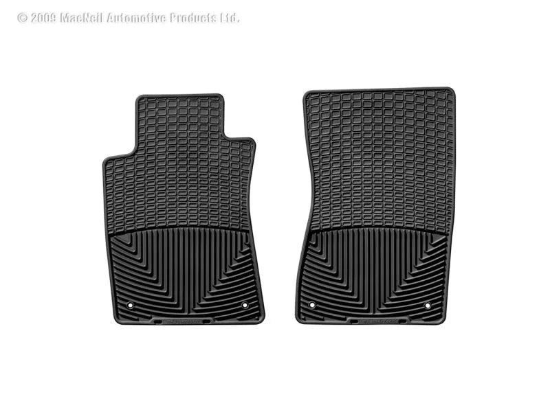 WeatherTech 98-04 Mercedes-Benz SLK230 Front Rubber Mats - Black - Main Product View