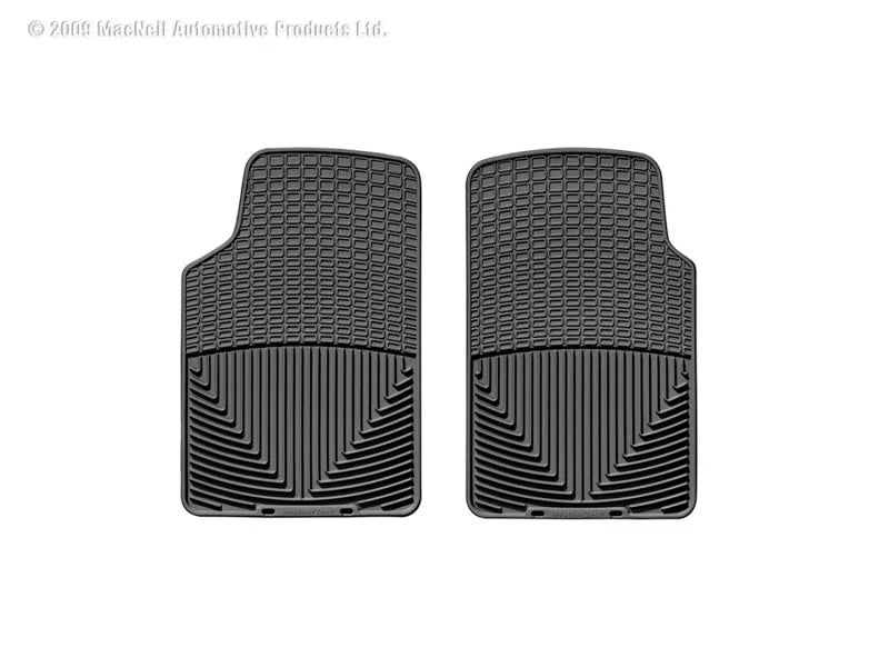 WeatherTech 98 Chevrolet Tracker Front Rubber Mats - Black - Side View