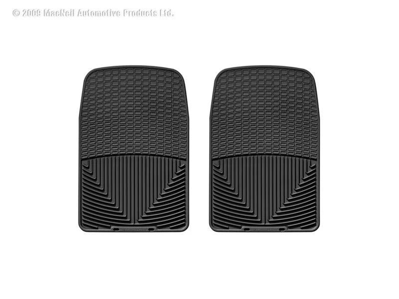 WeatherTech 98 Lincoln Navigator Front Rubber Mats - Black - Side View