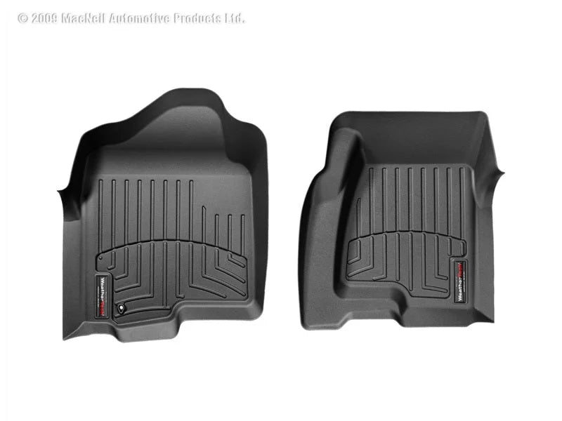 WeatherTech 99-00 Chevrolet Silverado Crew Cab Front FloorLiner - Black - Main Product View