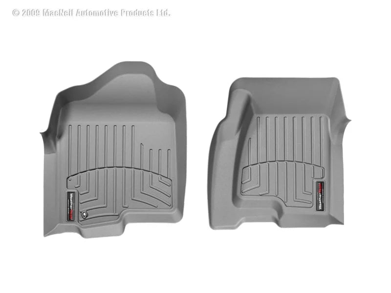 WeatherTech 99-00 Chevrolet Silverado Crew Cab Front FloorLiner - Grey - Side View