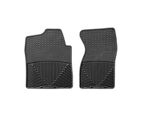 Load image into Gallery viewer, WeatherTech 99-00 Chevrolet Silverado Crew Cab Front Rubber Mats - Black - Back View