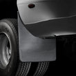 Load image into Gallery viewer, WeatherTech 99-07 Chevrolet Silverado No Drill Mudflaps - Black - Back View