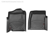 Load image into Gallery viewer, WeatherTech 99-07 Chevrolet Silverado Standard Cab Classic Front FloorLiner - Black - Main Product View
