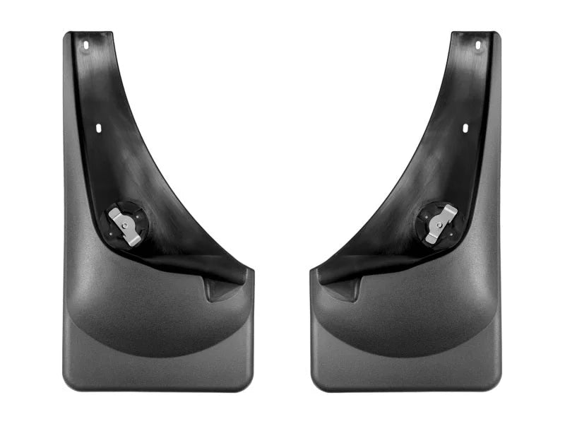 WeatherTech 99-07 Ford F-Series Super Duty No Drill Mudflaps - Black - Installation View