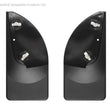 Load image into Gallery viewer, WeatherTech 99-07 Ford F-Series Super Duty No Drill Mudflaps - Black - Back View