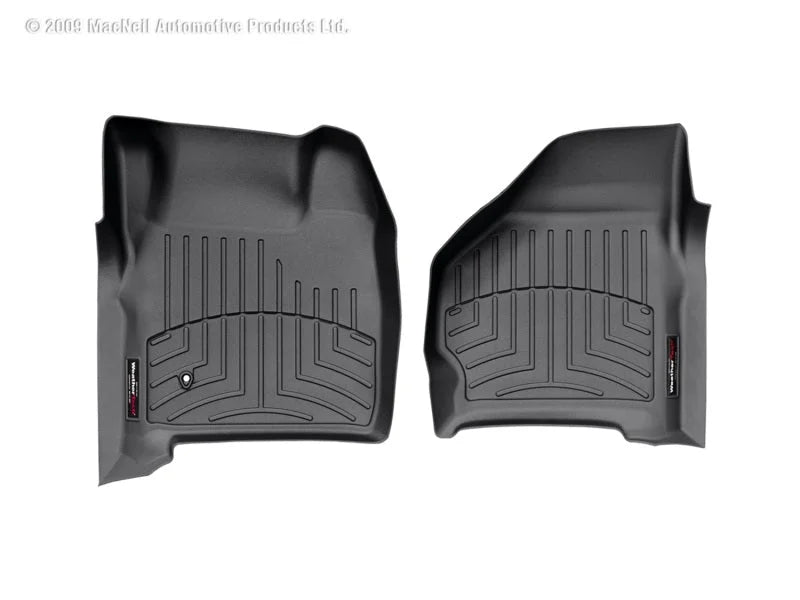 WeatherTech 99-07 Ford F250 Super Duty Crew Front FloorLiner - Black - Main Product View
