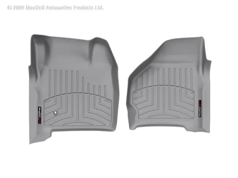 WeatherTech 99-07 Ford F250 Super Duty Crew Front FloorLiner - Grey - Main Product View