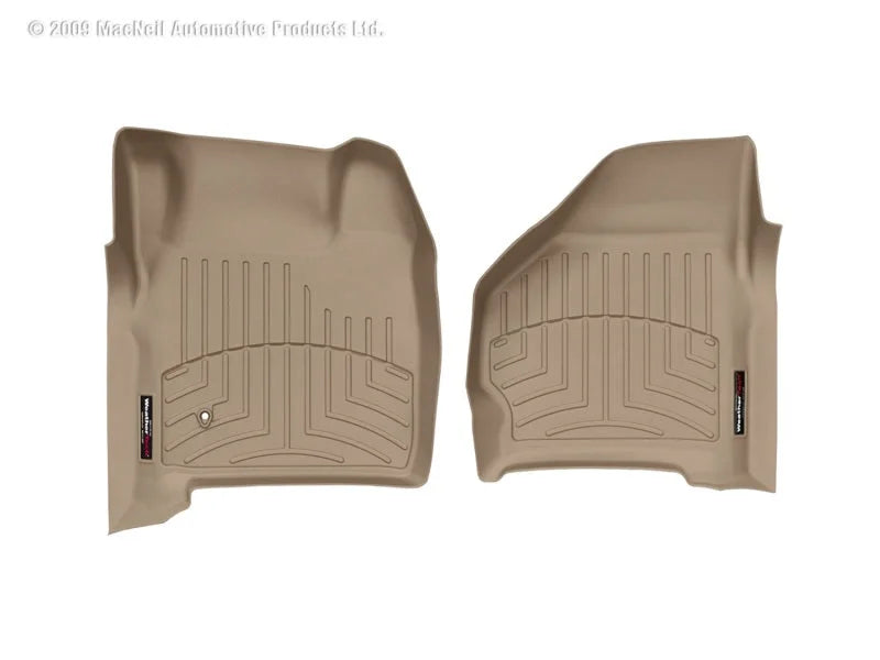 WeatherTech 99-07 Ford F250 Super Duty Crew Front FloorLiner - Tan - Main Product View