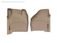Load image into Gallery viewer, WeatherTech 99-07 Ford F250 Super Duty Crew Front FloorLiner - Tan - Main Product View