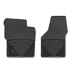 Load image into Gallery viewer, WeatherTech 99-07 Ford F250 Super Duty Crew Front Rubber Mats - Black - Main Product View