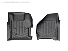Load image into Gallery viewer, WeatherTech 99-07 Ford F250/F350/F450/F550 Super Duty Regular Cab Front FloorLiner - Black - Main Product View