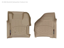 Load image into Gallery viewer, WeatherTech 99-07 Ford F250/F350/F450/F550 Super Duty Regular Cab Front FloorLiner - Tan - Main Product View