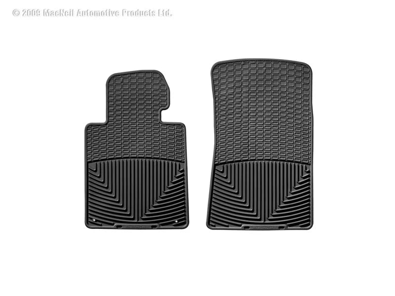 WeatherTech 99 BMW M3 Convertible Front Rubber Mats - Black - Main Product View