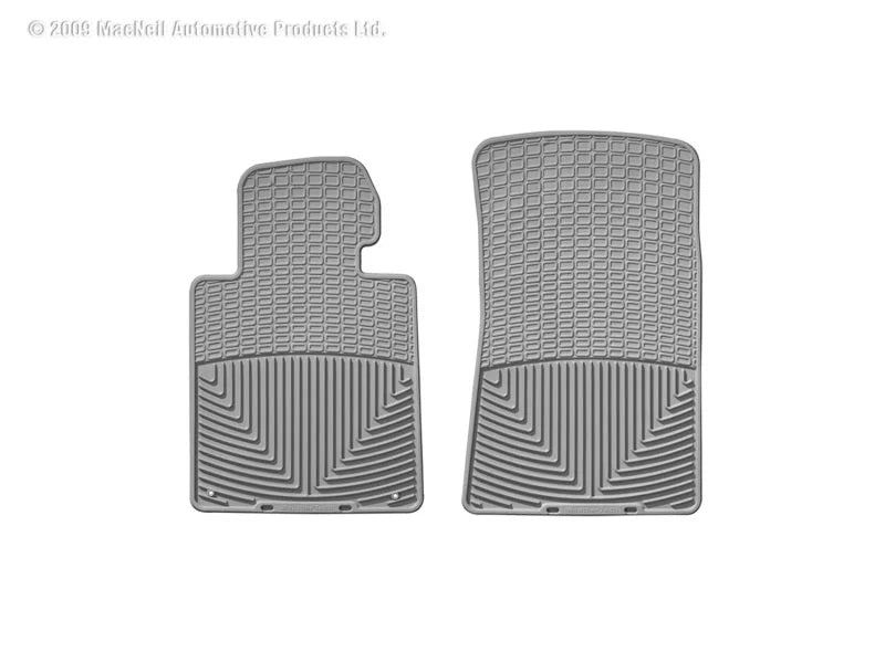 WeatherTech 99 BMW M3 Convertible Front Rubber Mats - Grey - Main Product View