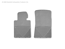 Load image into Gallery viewer, WeatherTech 99 BMW M3 Convertible Front Rubber Mats - Grey - Main Product View