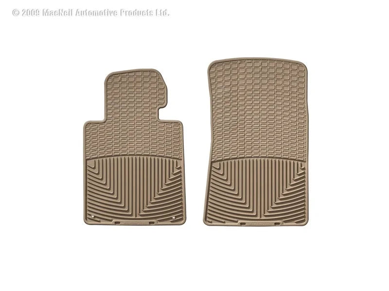WeatherTech 99 BMW M3 Convertible Front Rubber Mats - Tan - Main Product View