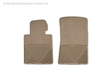 Load image into Gallery viewer, WeatherTech 99 BMW M3 Convertible Front Rubber Mats - Tan - Main Product View