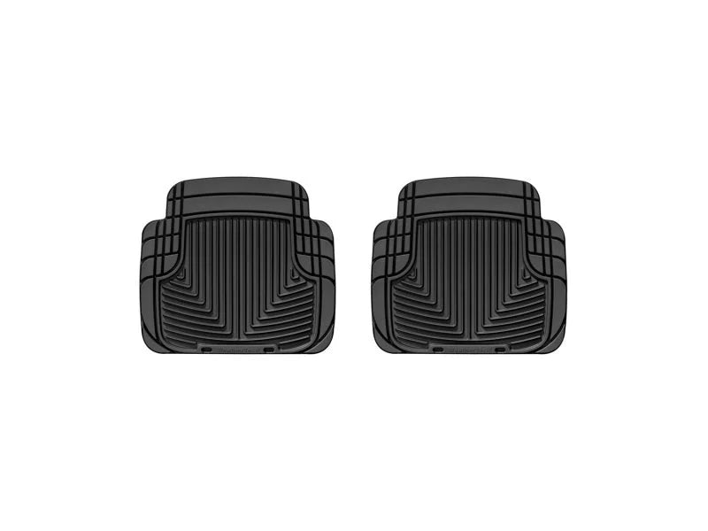 WeatherTech 99 BMW M3 Convertible Rear Rubber Mats - Black - Main Product View