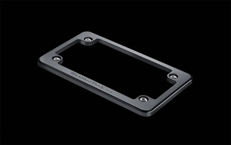 WeatherTech Billet Plate Frames - Black - Back View