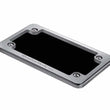 Load image into Gallery viewer, WeatherTech Billet Plate Frames - Silver - Side View