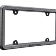 Load image into Gallery viewer, WeatherTech BumpFrame Black Satin Textured Finish License Plate Frame - Side View