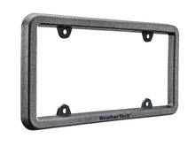 Load image into Gallery viewer, WeatherTech BumpFrame Black Satin Textured Finish License Plate Frame - Side View