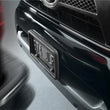 Load image into Gallery viewer, WeatherTech BumpFrame Black Satin Textured Finish License Plate Frame - Back View