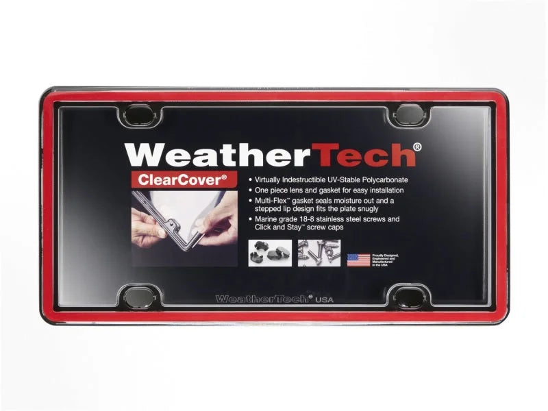 WeatherTech ClearCover Frame Kit - Red - Installation View