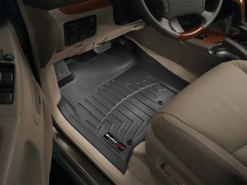 WeatherTech Front FloorLiner - Black fits 2019 Hyundai Santa Fe LIMITED / 2003-2009 Lexus GX470 - Additional View 9