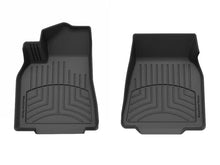 Load image into Gallery viewer, WeatherTech Front FloorLiner HP - Black fits 2020-2025 Tesla Model Y - Main Product View