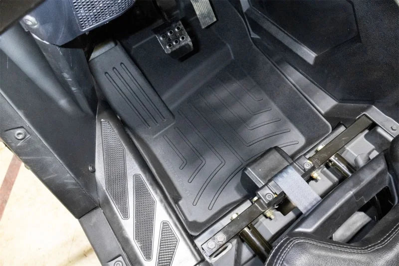WeatherTech Front FloorLiner HP - Black fits 2025 Polaris RZR Pro R - Check Fitment Details - Side View