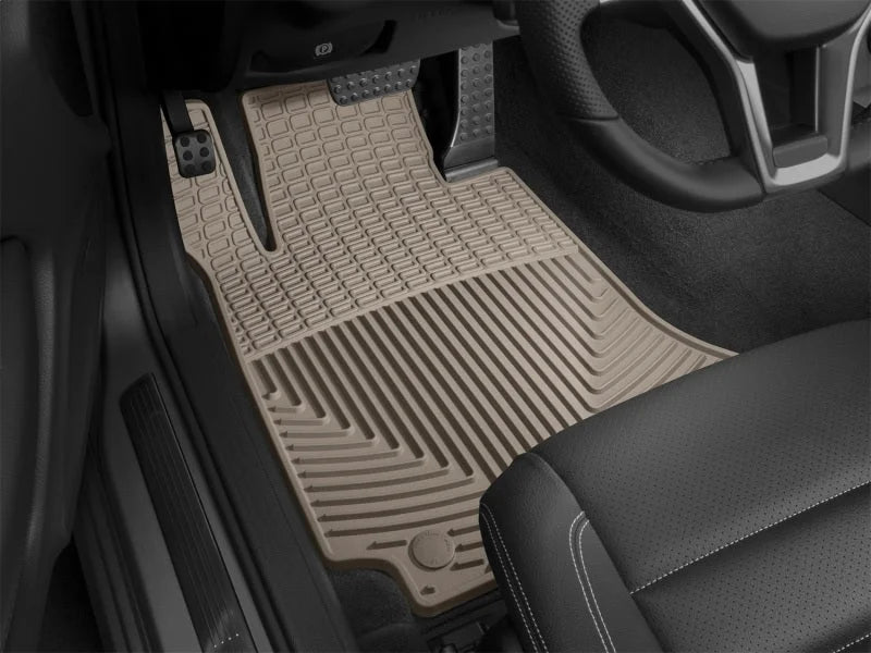 WeatherTech Front Rubber Mats Tan fits 2012-2014 Mercedes-Benz C250 / 2008-2014 Mercedes-Benz C300 / 2008-2014 Mercedes-Be...