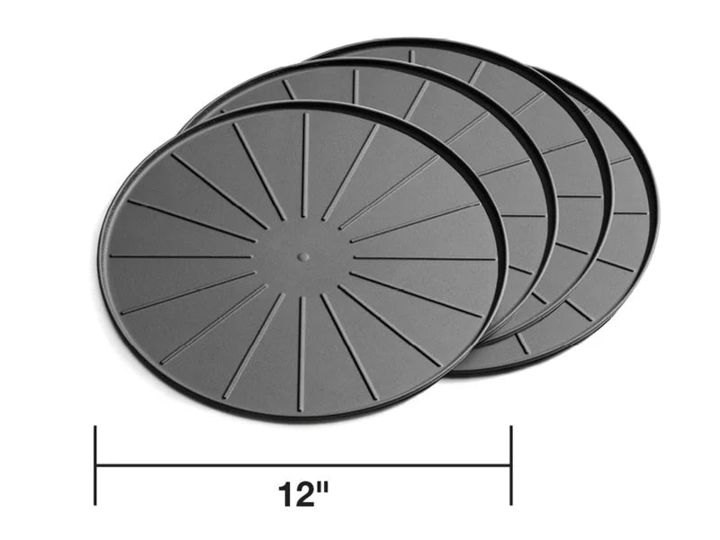 WeatherTech Home Surface Protectors 12in. - Black (Set of 4) - Side View