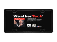 Load image into Gallery viewer, WeatherTech License Plate Frame Kit - Black - Side View