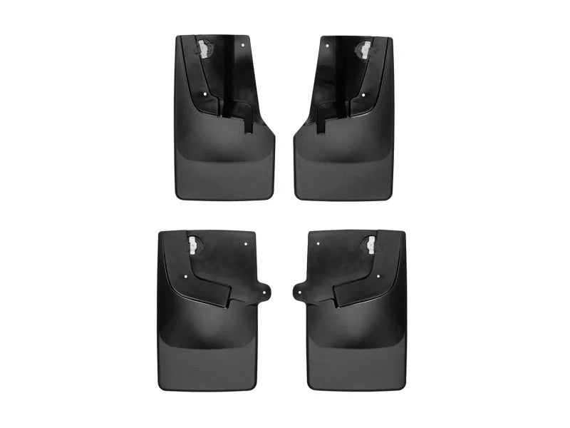 WeatherTech No Drill Mudflaps - Black fits 2017+ Chevrolet Colorado / 2017-2022 Chevrolet Colorado ZR2 - Main Product View