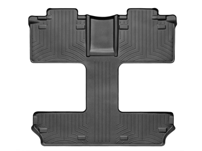 WeatherTech Rear FloorLiner - Black fits 2011-2020 Toyota Sienna - Back View