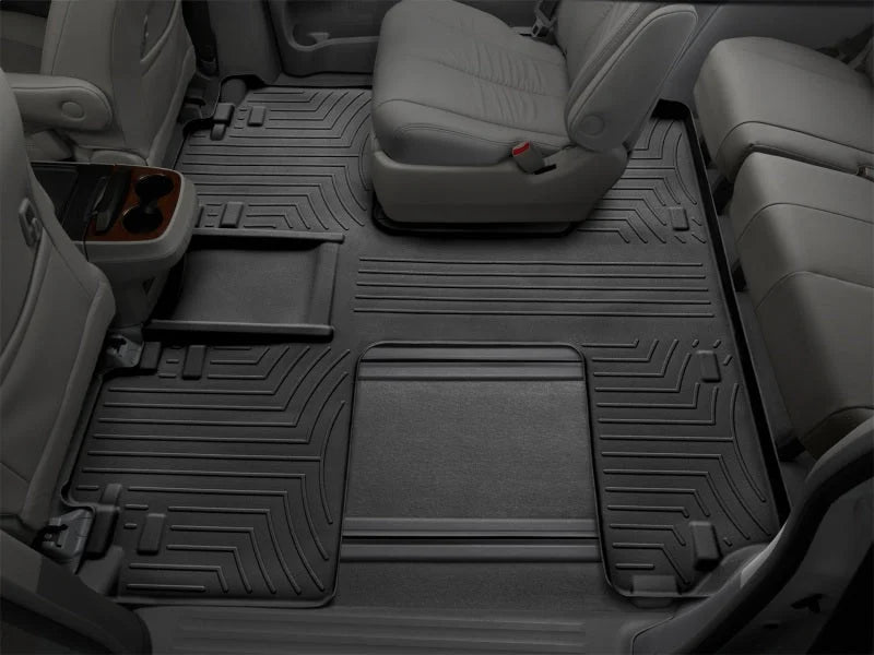 WeatherTech Rear FloorLiner - Black fits 2011-2020 Toyota Sienna - Additional View 8