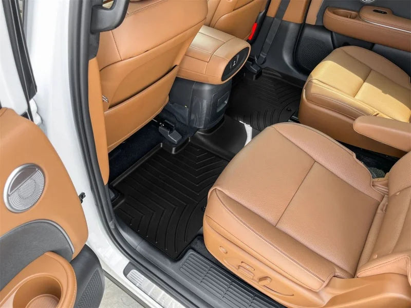 WeatherTech Rear FloorLiner - Black fits 2026 Hyundai Palisade - Side View