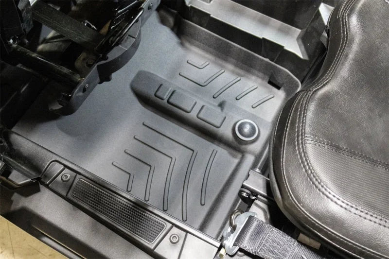 WeatherTech Rear FloorLiner HP - Black fits 2025 Polaris RZR Pro R 4 / Pro S 4 - Check Fitment Details - Side View