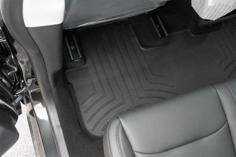 WeatherTech Rear FloorLiner HP - Black fits Tesla Model Y / 2026 Tesla Model Y / 2026 Tesla Y - Back View