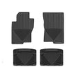 Load image into Gallery viewer, WeatherTech Rubber Mats - Rear - Blk fits 1998-2016 Nissan Frontier - Main Product View