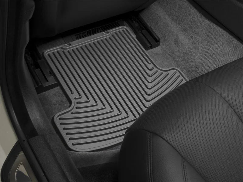 WeatherTech Rubber Mats - Rear - Blk fits 1998-2016 Nissan Frontier - Side View
