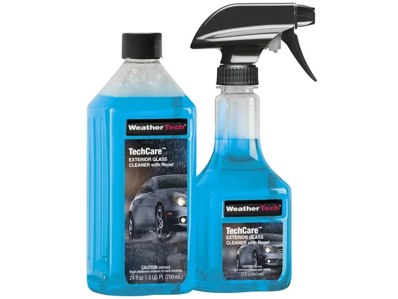 WeatherTech TechCare Exterior Glass Cleaner w/ Repel 18oz. Bottle - Back View