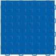 Load image into Gallery viewer, WeatherTech TechFloor 12in x 12in Solid Floor Tile w/ Raised Squares - Blue - Back View