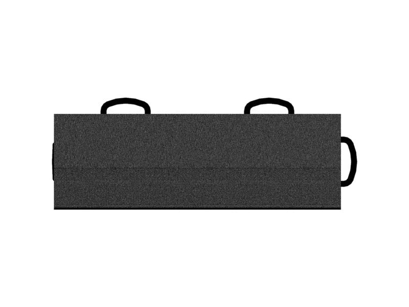 WeatherTech TechFloor - 2in X 6in Border - Black **Order in Qtys of 4 - Side View