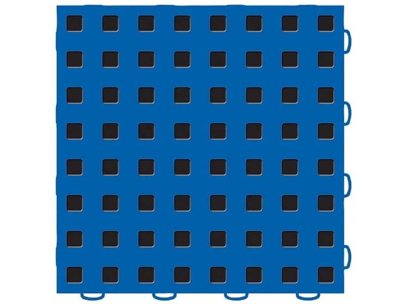 WeatherTech TechFloor - 3in x 12in Tiles(Left Loop) Blue/Black - Blue/Black - Additional View 5