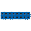 Load image into Gallery viewer, WeatherTech TechFloor - 3in x 12in Tiles(Right Loop) Blue/Black - Blue/Black - Main Product View